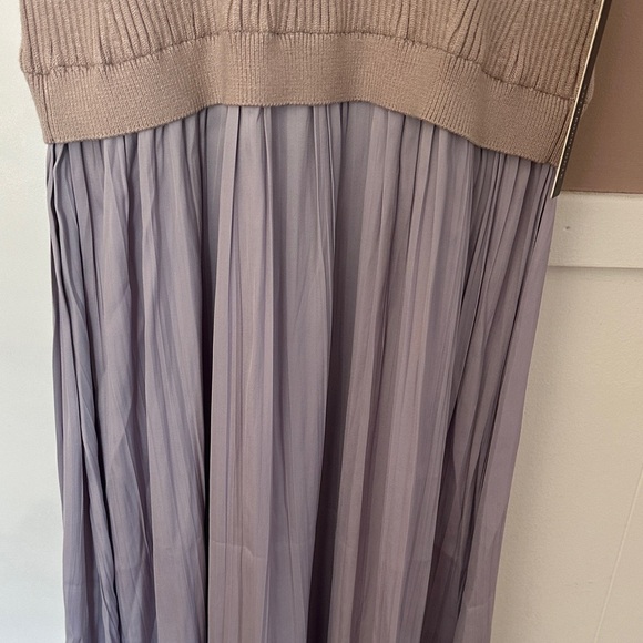 Anthropologie Twofer maxi dress in lilac, long light purple dress, small petite - Picture 13 of 17